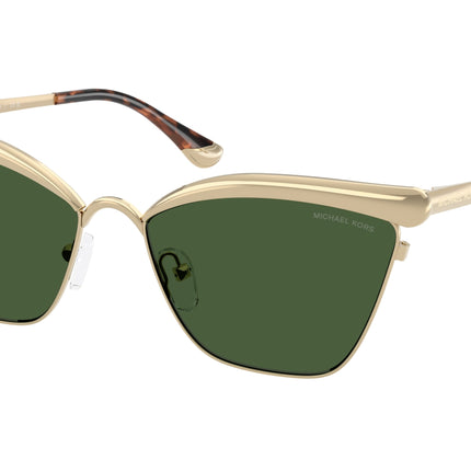 Michael Kors SCOTTSDALE MK1174 Cat Eye Sunglasses  101471-Light Gold 56-140-16 - Color Map Gold