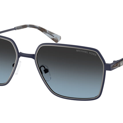 Michael Kors DANA POINT MK1176 Square Sunglasses  1207V1-Matte Navy 57-145-18 - Color Map Blue