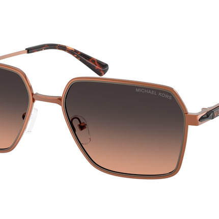 Michael Kors DANA POINT MK1176 Square Sunglasses  19000L-Shiny Copper 57-145-18 - Color Map Copper
