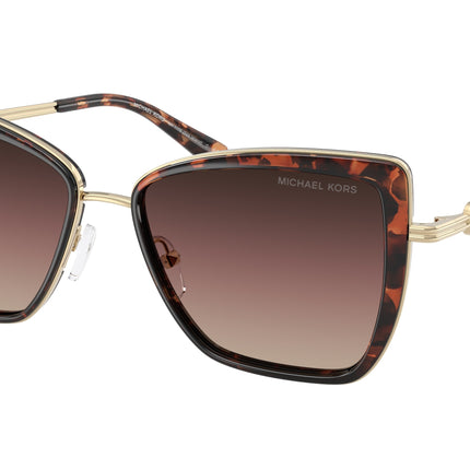 Michael Kors SEA ISLAND MK1178 Butterfly Sunglasses  4031E2-Luggage Tortoise 55-140-16 - Color Map Tortoise