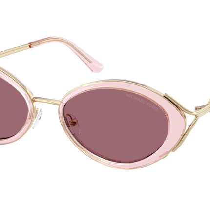 Michael Kors KEY WEST MK1179 Oval Sunglasses  40581A-Pink 53-140-18 - Color Map Pink