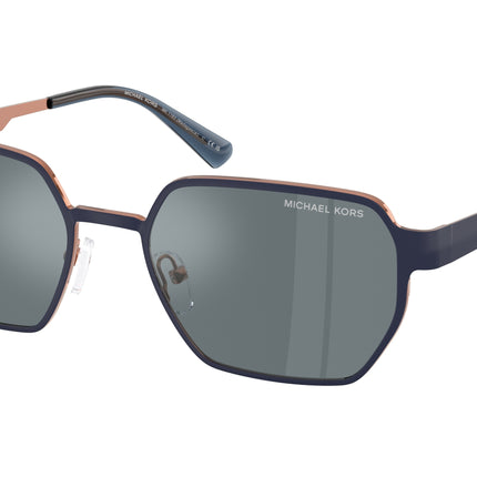 Michael Kors MADAGASCAR MK1183 Irregular Sunglasses  12076G-Navy 55-145-19 - Color Map Blue