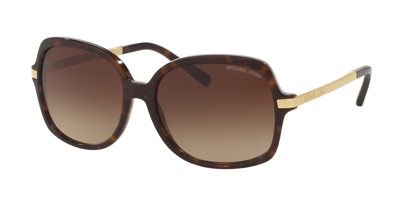 Michael Kors ADRIANNA II MK2024 Square Sunglasses  310613-Dark Tortoise 57-135-16 - Color Map Tortoise