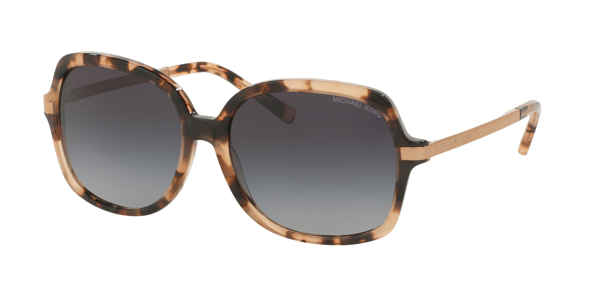 Michael Kors ADRIANNA II MK2024 Square Sunglasses  316213-Pink Tortoise 57-135-16 - Color Map Tortoise