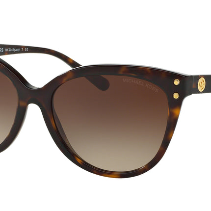 Michael Kors JAN MK2045 Cat Eye Sunglasses  300613-Dark Tortoise 55-140-16 - Color Map Tortoise