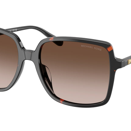 Michael Kors ISLE OF PALMS MK2098U Square Sunglasses  378113-Dark Tortoise 56-140-17 - Color Map Tortoise