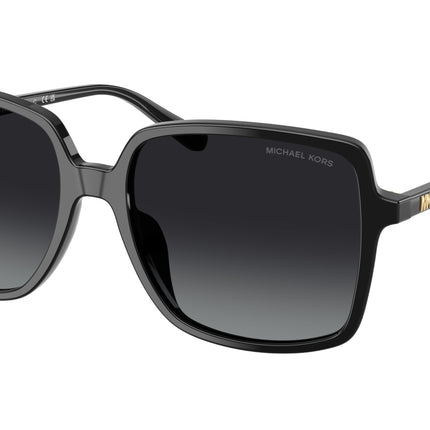 Michael Kors ISLE OF PALMS MK2098U Square Sunglasses  3781T3-Black 56-140-17 - Color Map Black