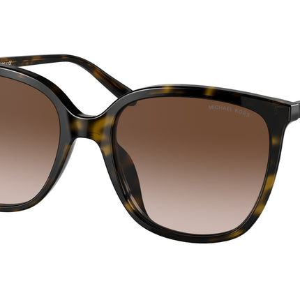 Michael Kors ANAHEIM MK2137U Square Sunglasses  300613-Dark Tortoise 57-140-18 - Color Map Tortoise