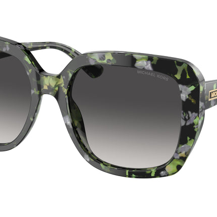 Michael Kors MANHASSET MK2140 Square Sunglasses  39478G-Green 55-140-18 - Color Map Green