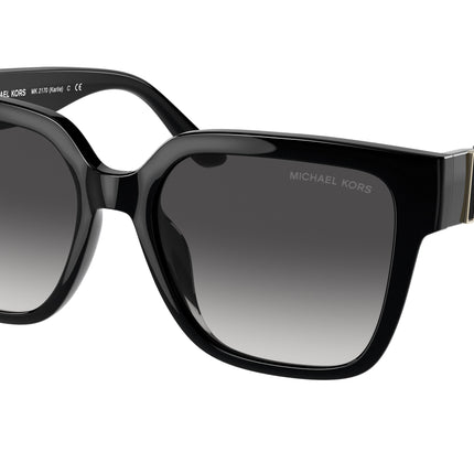 Michael Kors KARLIE MK2170U Square Sunglasses  30058G-Black 54-140-17 - Color Map Black