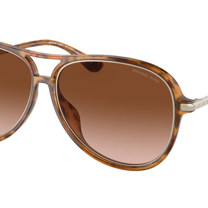 Michael Kors BRECKENRIDGE MK2176U Pilot Sunglasses  39153B-Marigold Tortoise 58-140-13 - Color Map Tortoise