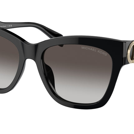 Michael Kors EMPIRE SQUARE MK2182U Butterfly Sunglasses  30058G-Black 55-140-18 - Color Map Black