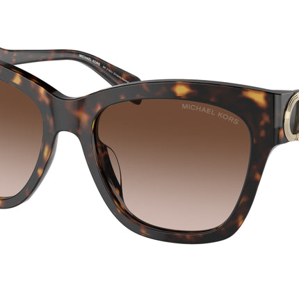 Michael Kors EMPIRE SQUARE MK2182U Butterfly Sunglasses  300613-Dark Tortoise 55-140-18 - Color Map Tortoise