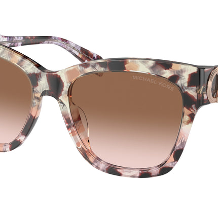Michael Kors EMPIRE SQUARE MK2182U Butterfly Sunglasses  334513-Pink Tortoise 55-140-18 - Color Map Tortoise