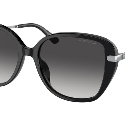 Michael Kors FLATIRON MK2185BU Square Sunglasses  30058G-Black 54-140-17 - Color Map Black