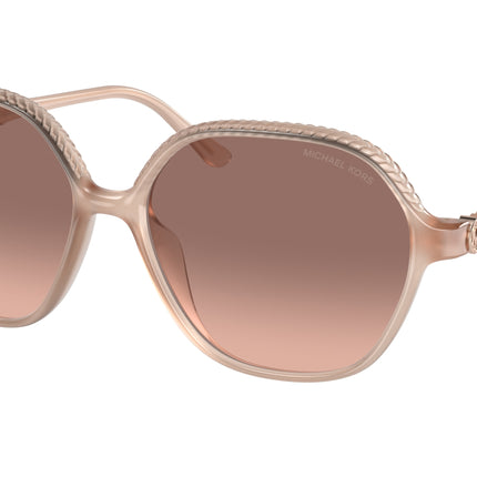 Michael Kors BALI MK2186U Irregular Sunglasses  344913-Milky Pink 58-140-16 - Color Map Pink