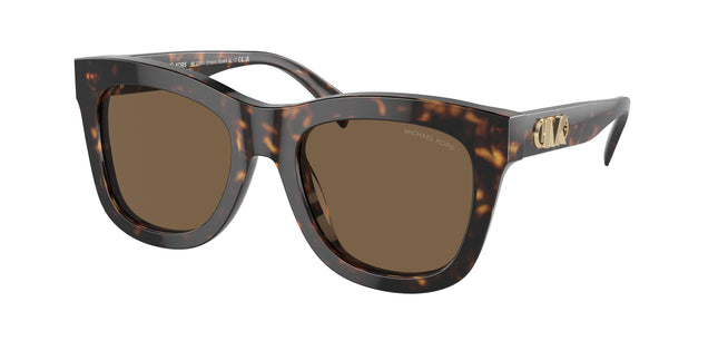 Michael Kors EMPIRE SQUARE 4 MK2193U Square Sunglasses  300673-Dark Tort 52-140-20 - Color Map Tortoise