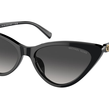 Michael Kors HARBOUR ISLAND MK2195U Cat Eye Sunglasses  30058G-Black 56-140-16 - Color Map Black
