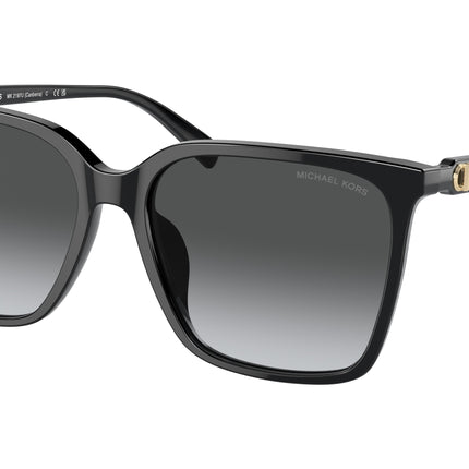 Michael Kors CANBERRA MK2197U Square Sunglasses  3005T3-Black 56-140-16 - Color Map Black