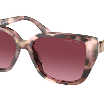 Michael Kors ACADIA MK2199 Rectangle Sunglasses  39468H-Pink Pearlized Tortoise 55-135-17 - Color Map Pink