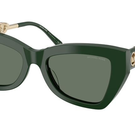 Michael Kors MONTECITO MK2205 Cat Eye Sunglasses  40063H-Bosco Solid 52-140-19 - Color Map Green