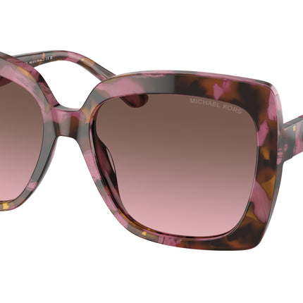 Michael Kors NICE MK2213 Square Sunglasses  39989T-Plum Graphic Tortoise 57-140-17 - Color Map Tortoise