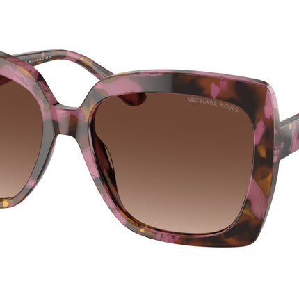 Michael Kors NICE MK2213 Square Sunglasses  3998T5-Plum Graphic Tortoise 57-140-17 - Color Map Tortoise