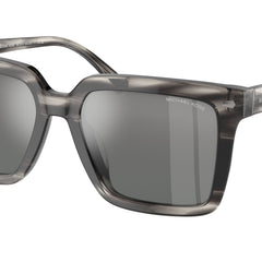 Michael Kors ABRUZZO MK2217U Square Sunglasses  396688-Black Horn 55-145-18 - Color Map Black