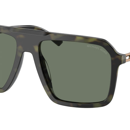 Michael Kors MURREN MK2218U Square Sunglasses  39433H-Olive Tortoise 58-145-18 - Color Map Green