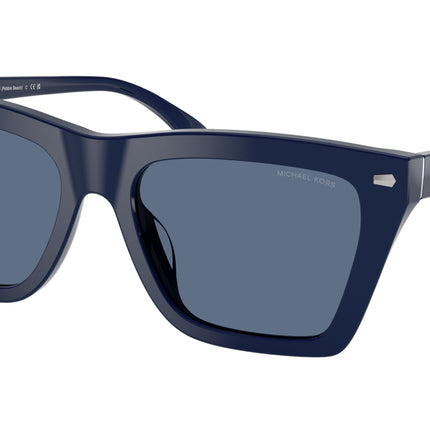 Michael Kors PEBBLE BEACH MK2225U Square Sunglasses  400980-Navy Solid 56-145-18 - Color Map Blue