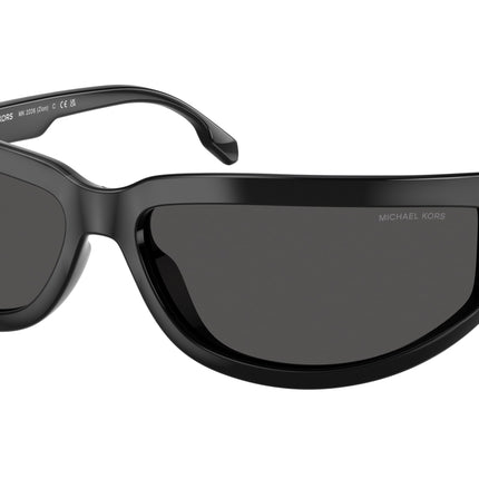 Michael Kors ZION MK2226 Irregular Sunglasses  300587-Black 72-120-16 - Color Map Black