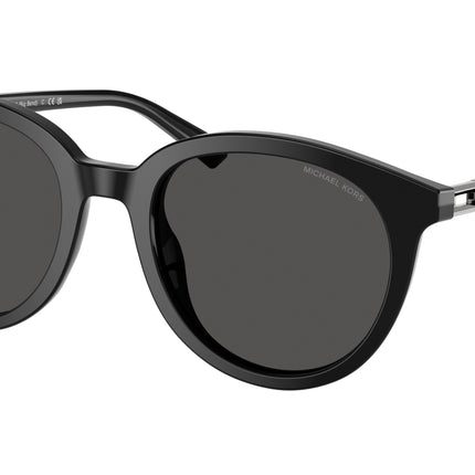 Michael Kors BIG BEND MK2227 Round Sunglasses  300587-Black 53-145-21 - Color Map Black