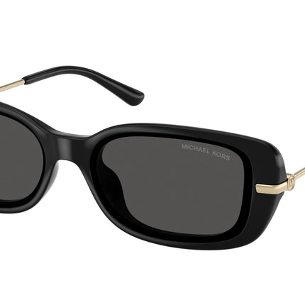 Michael Kors CAPELLA MK2228D Rectangle Sunglasses  300587-Black 57-145-16 - Color Map Black