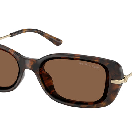 Michael Kors CAPELLA MK2228D Rectangle Sunglasses  30063G-Dark Tortoise 57-145-16 - Color Map Tortoise