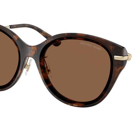 Michael Kors TIANJIN MK2229D Cat Eye Sunglasses  30063G-Dark Tortoise 59-145-16 - Color Map Tortoise