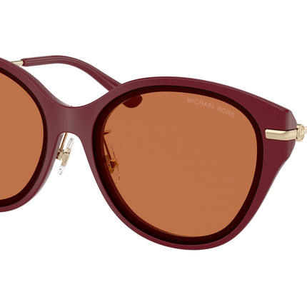 Michael Kors TIANJIN MK2229D Cat Eye Sunglasses  400473-Deep Red 59-145-16 - Color Map Red