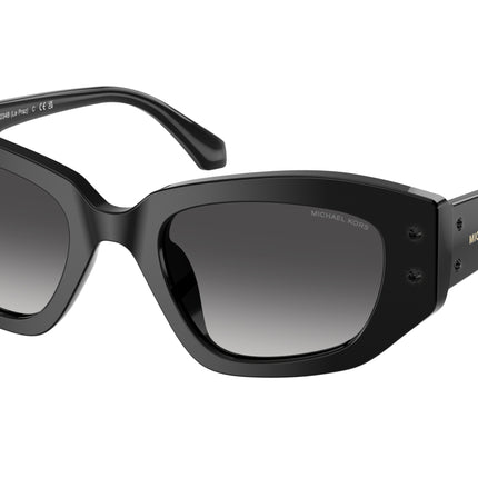 Michael Kors LE PRAZ MK2234B Irregular Sunglasses  30058G-Black 50-140-21 - Color Map Black
