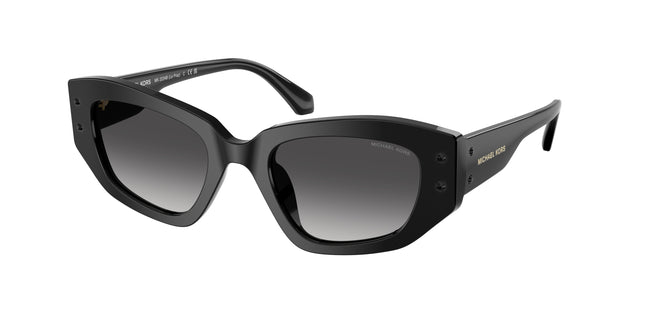Michael Kors LE PRAZ MK2234B Irregular Sunglasses  30058G-Black 50-140-21 - Color Map Black