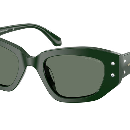Michael Kors LE PRAZ MK2234B Irregular Sunglasses  40063H-Bosco 50-140-21 - Color Map Green