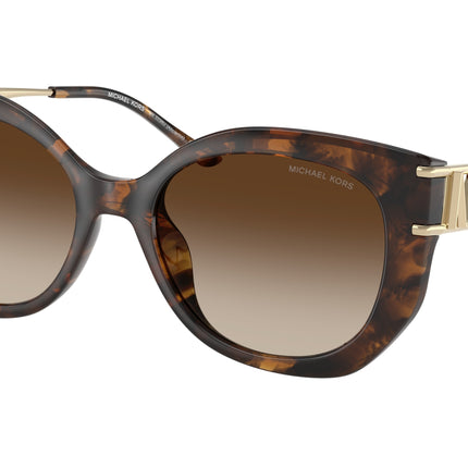 Michael Kors ALICANTE MK2236U Irregular Sunglasses  300613-Dark Tortoise 53-140-18 - Color Map Tortoise