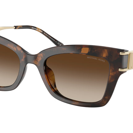 Michael Kors CANTABRIA MK2237U Butterfly Sunglasses  300613-Dark Tortoise 52-140-20 - Color Map Tortoise