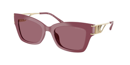Michael Kors CANTABRIA MK2237U Butterfly Sunglasses  32561A-Mulberry 52-140-20 - Color Map Violet