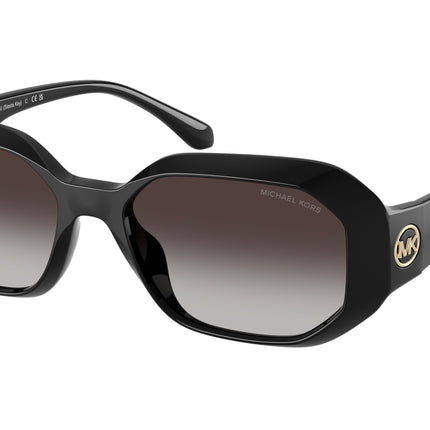 Michael Kors SIESTA KEY MK2240U Irregular Sunglasses  30058G-Black 54-140-17 - Color Map Black