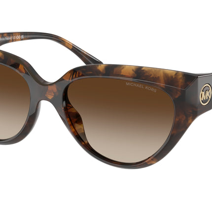 Michael Kors BOCA RATON MK2241U Cat Eye Sunglasses  300613-Dark Tortoise 55-140-17 - Color Map Tortoise