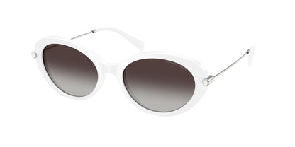 Michael Kors ROCKAWAY MK2245U Oval Sunglasses  31008G-Optic White 53-140-18 - Color Map White