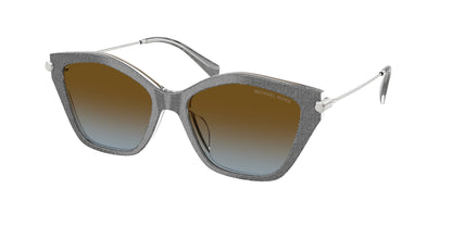 Michael Kors CATSKILLS MK2246U Irregular Sunglasses  400913-Grey Denim 54-140-17 - Color Map Grey
