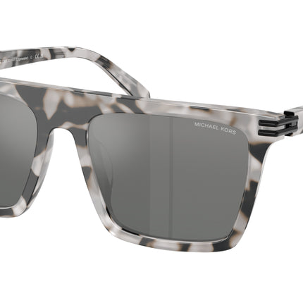 Michael Kors EDGEWATER MK2249U Square Sunglasses  402488-Grey Tortoise 55-145-18 - Color Map Grey