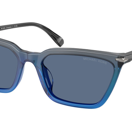 Michael Kors EVERGLADES MK2250U Cat Eye Sunglasses  401180-Grey Gradient 58-145-19 - Color Map Grey