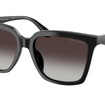 Michael Kors MENAGGIO MK2256U Square Sunglasses  30058G-Black 55-140-17 - Color Map Black