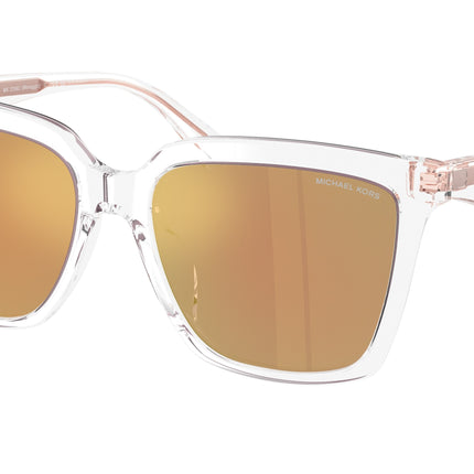 Michael Kors MENAGGIO MK2256U Square Sunglasses  3015N0-Crystal 55-140-17 - Color Map Transparent